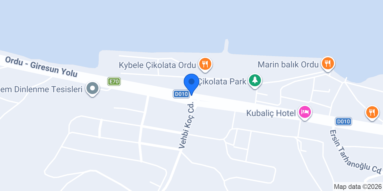 Anka Seramik Ordu konumu
