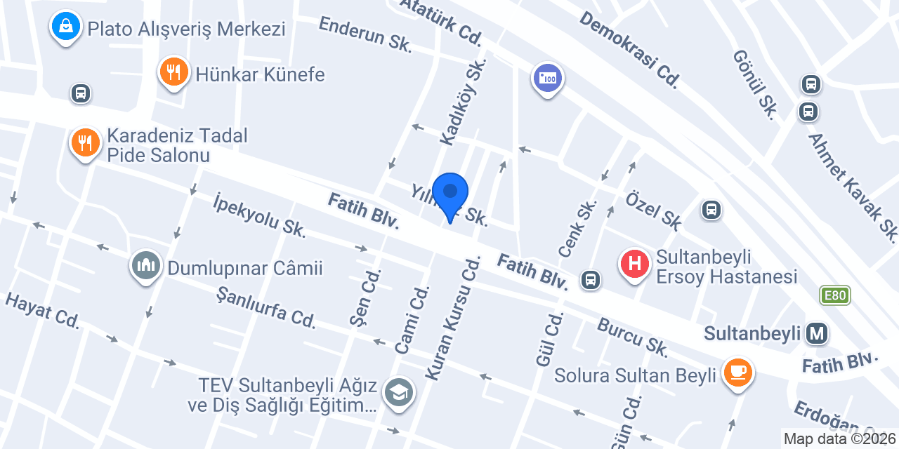 Sultanbeyli Altınay Sürücü Kursu konumu