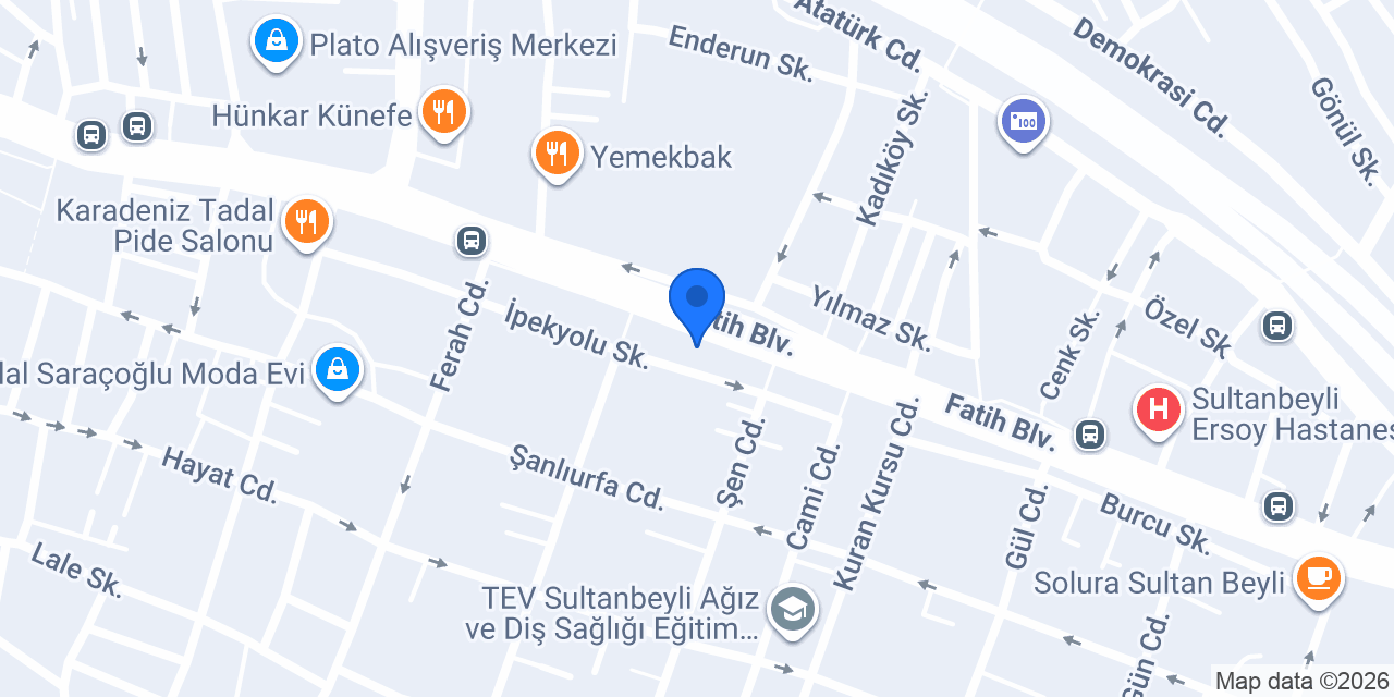 Öncü Döner Sultanbeyli konumu