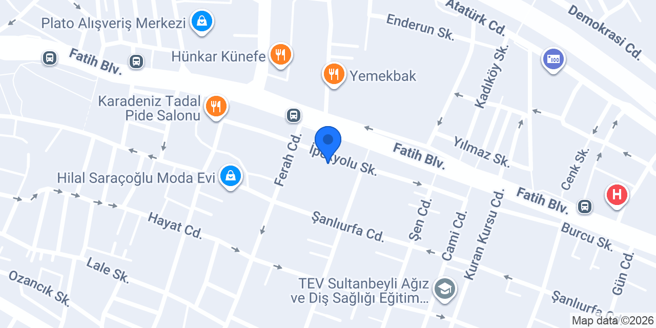 Erhan İpek Sultanbeyli konumu