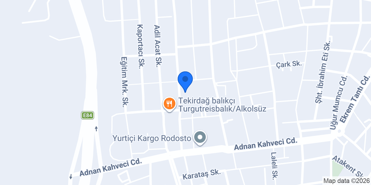 Tekirdağ Oto Servis - Auto Garage konumu