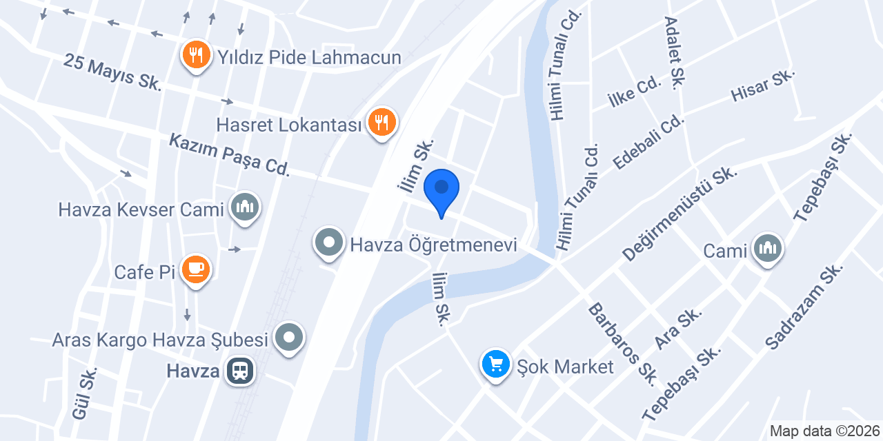 Çavdar Ticaret konumu