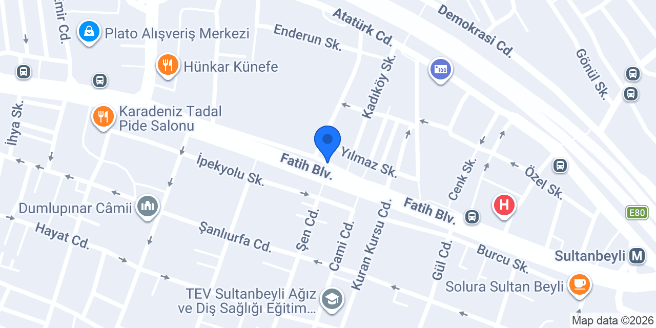 Av. FATİH DOĞAN (HUKUK BÜROSU) konumu