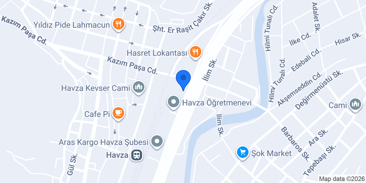 Ptt-havza Şubesi konumu