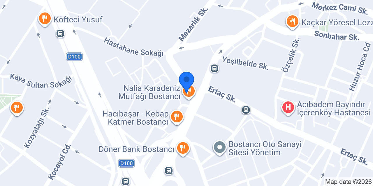 Ontaş Yapı Market konumu