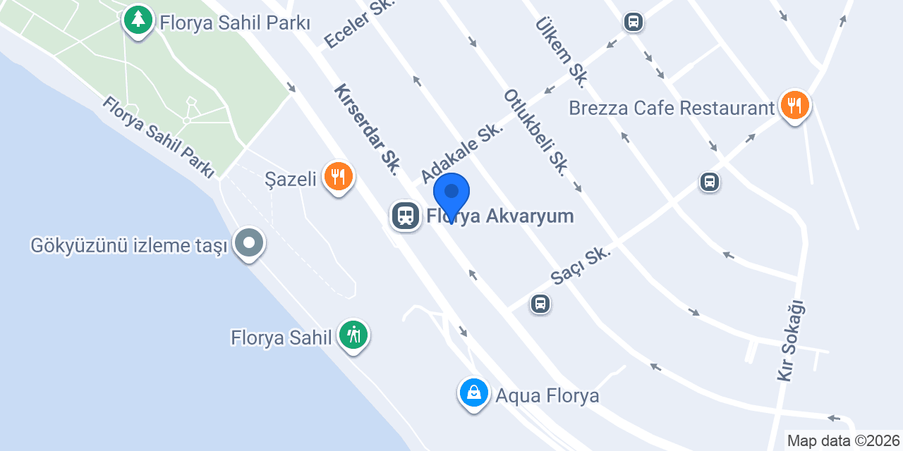 Florya Çiçek Evi konumu