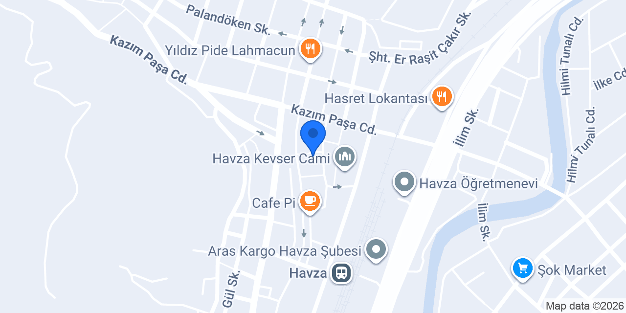 Havza İlçe Müftülüğü konumu