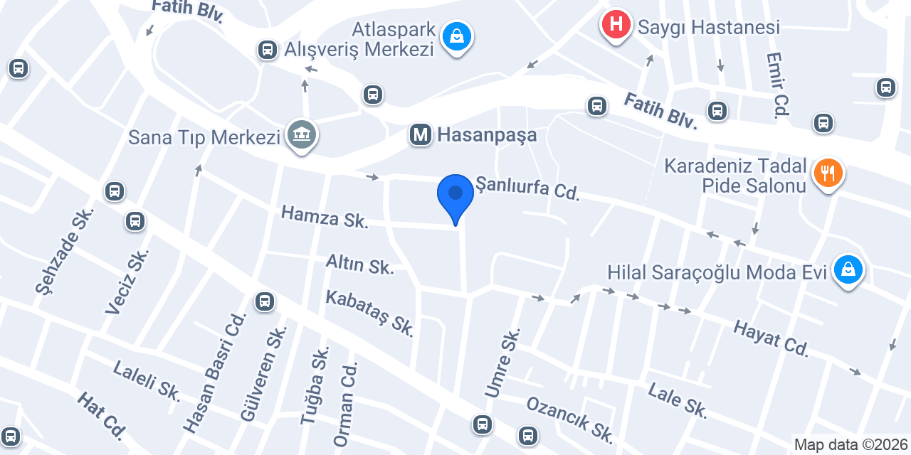 Asansör bakım ve arıza servisi konumu