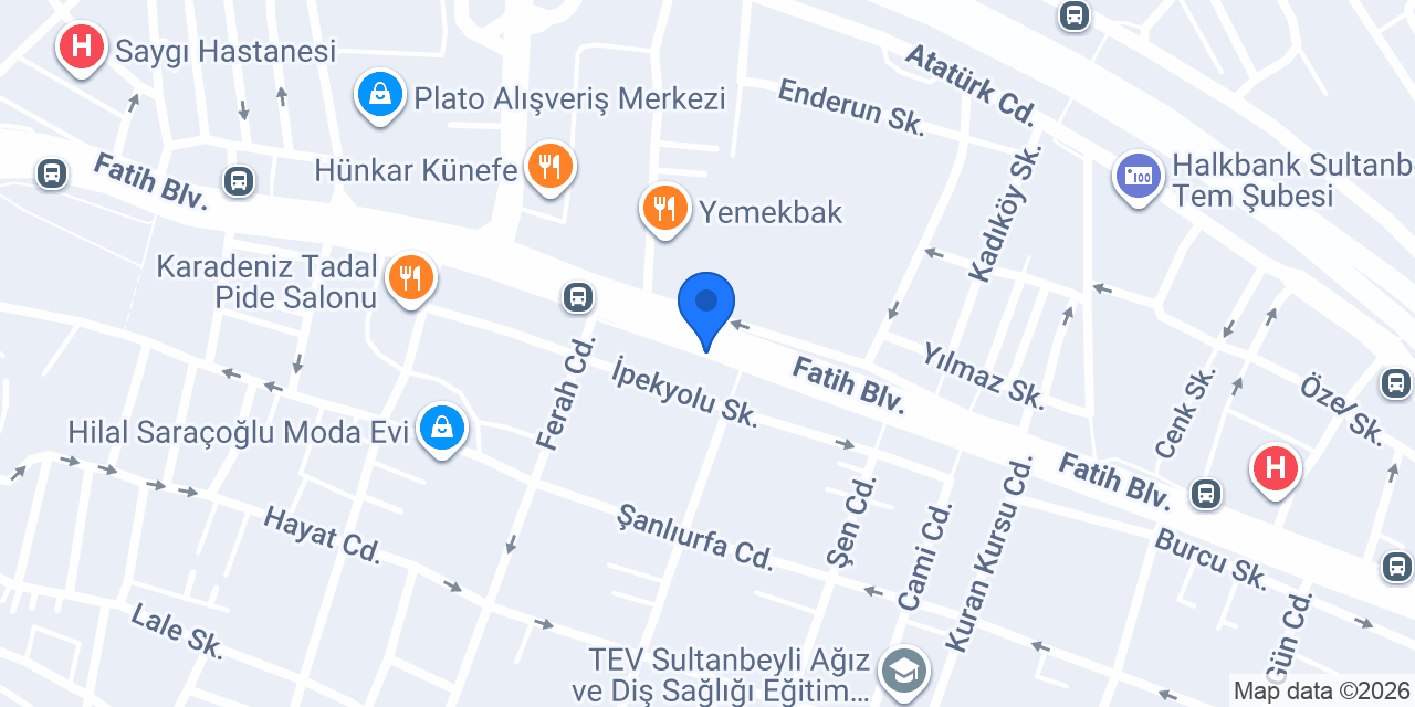 Kızılay-Şultanbeyli Şubesi konumu