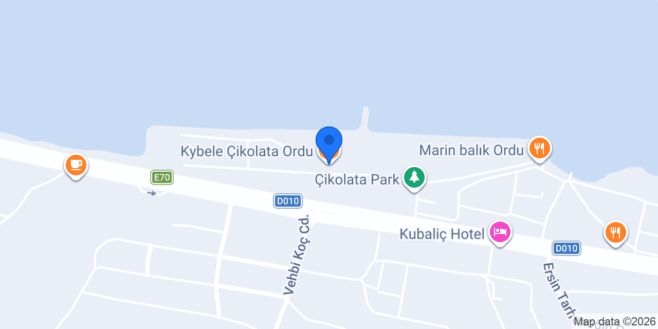 Kybele Çikolata Ordu konumu