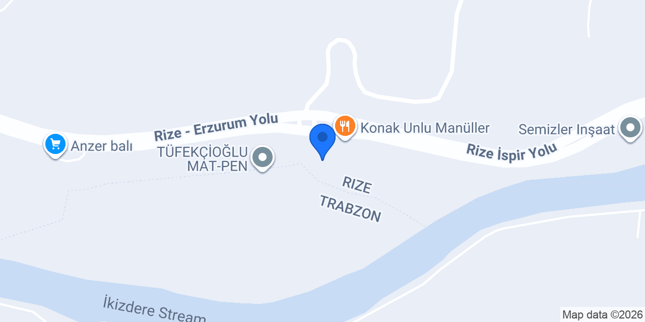 EPA RİZE EMLAK konumu