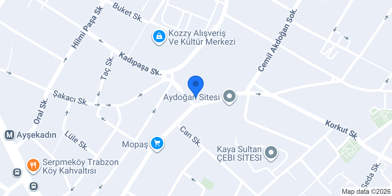 Eczane Yenidilek konumu
