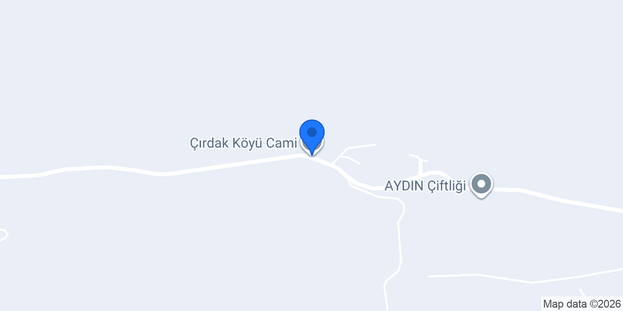 Çırdak Köyü Muhtarlığı konumu
