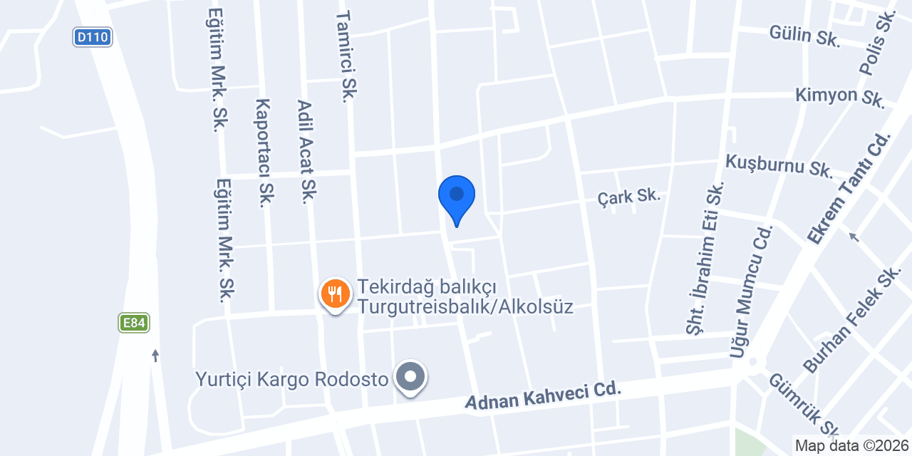 Beta Reklam Tekirdağ konumu
