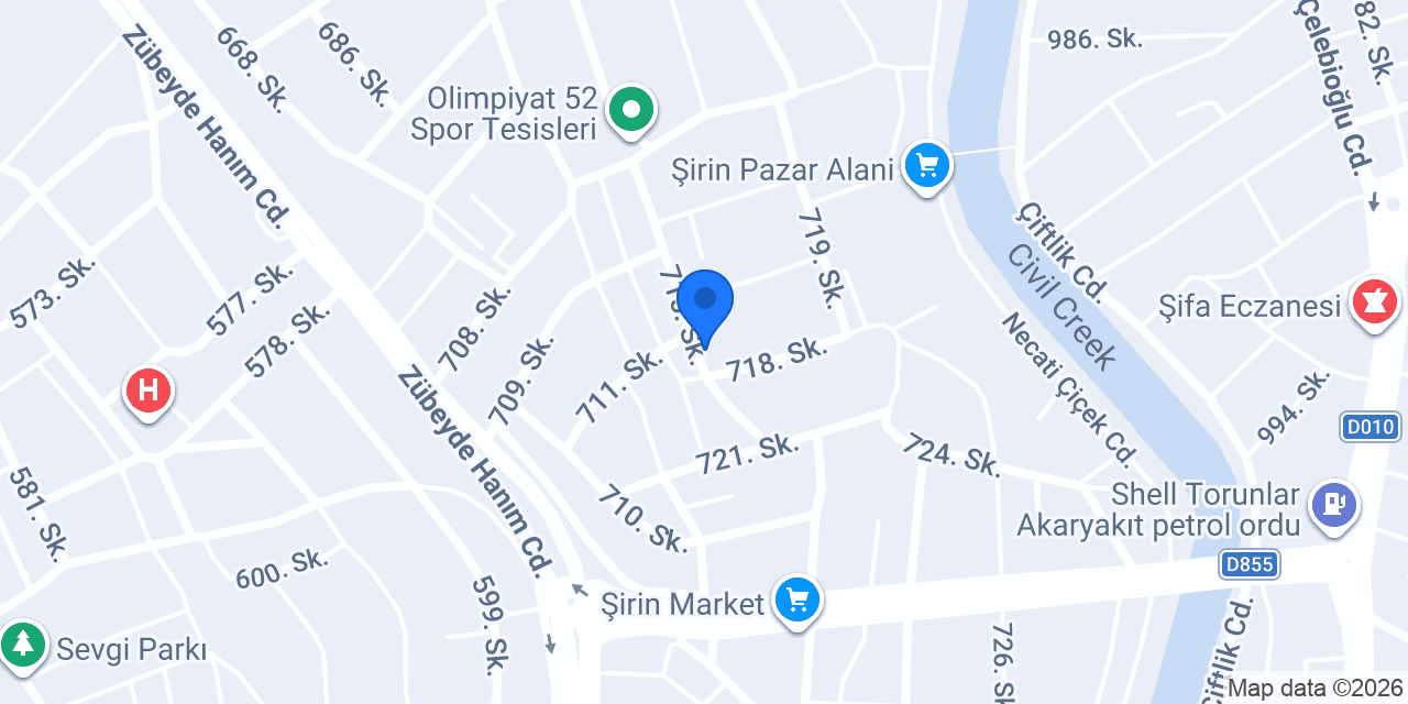 Şehzade unlu mamülleri konumu