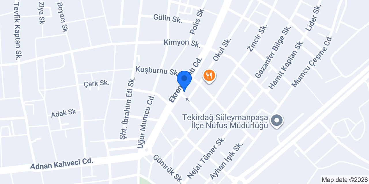 Trakya Pastanesi konumu