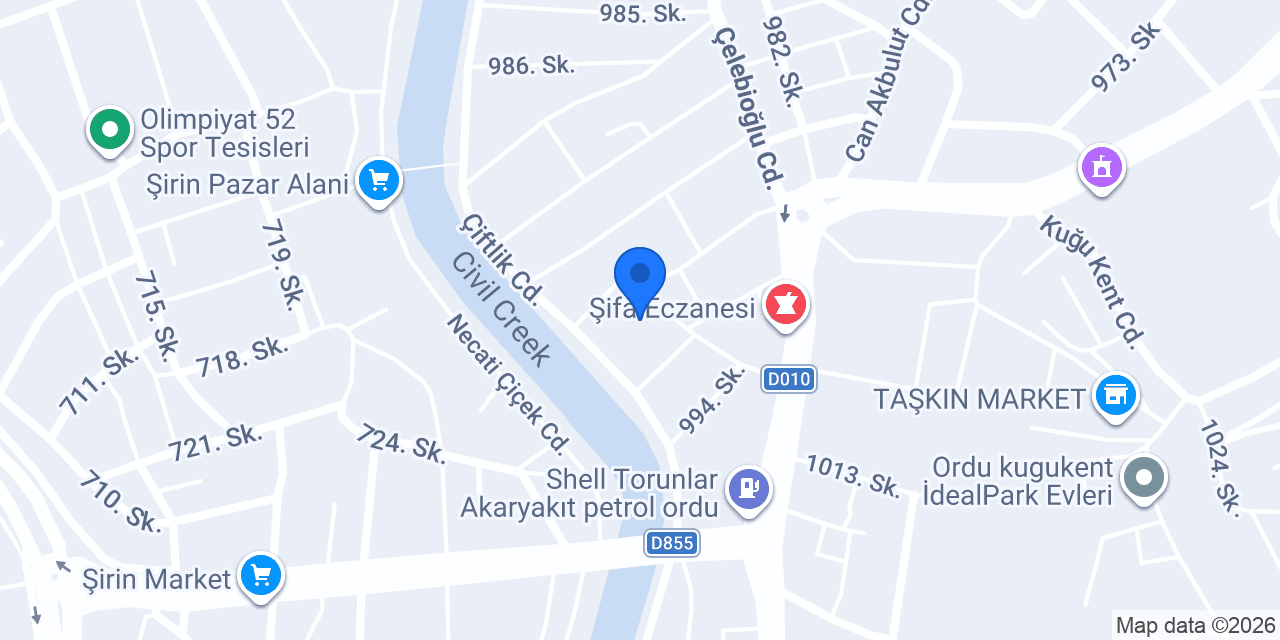 60. Yıl Ortaokulu konumu