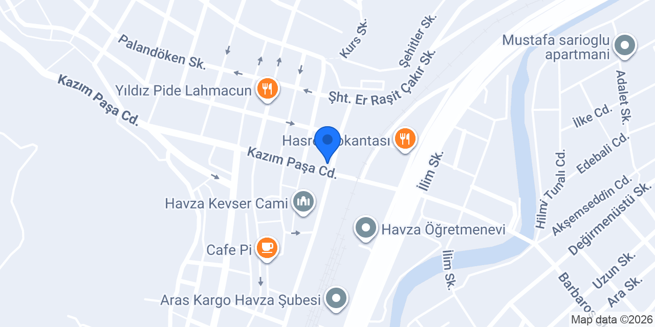 HAVZA CADDE KATIK konumu