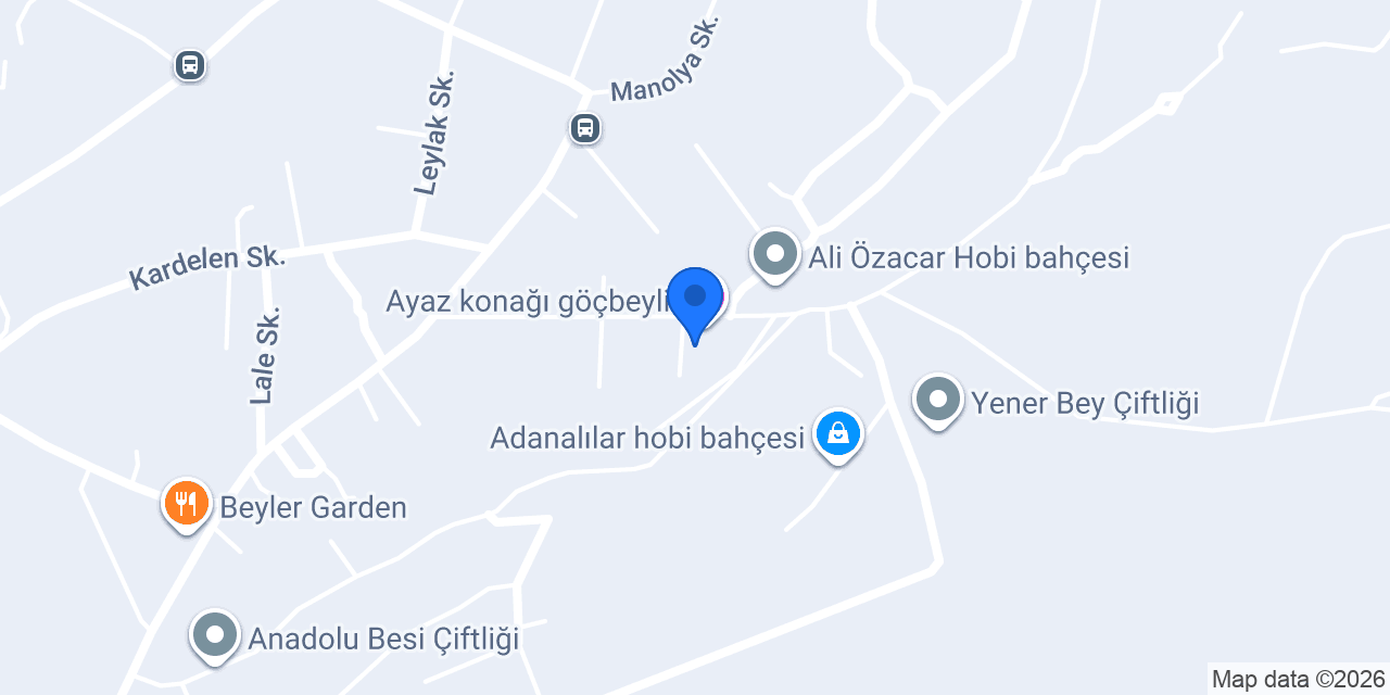 Murat OKUR Aile Konağı konumu