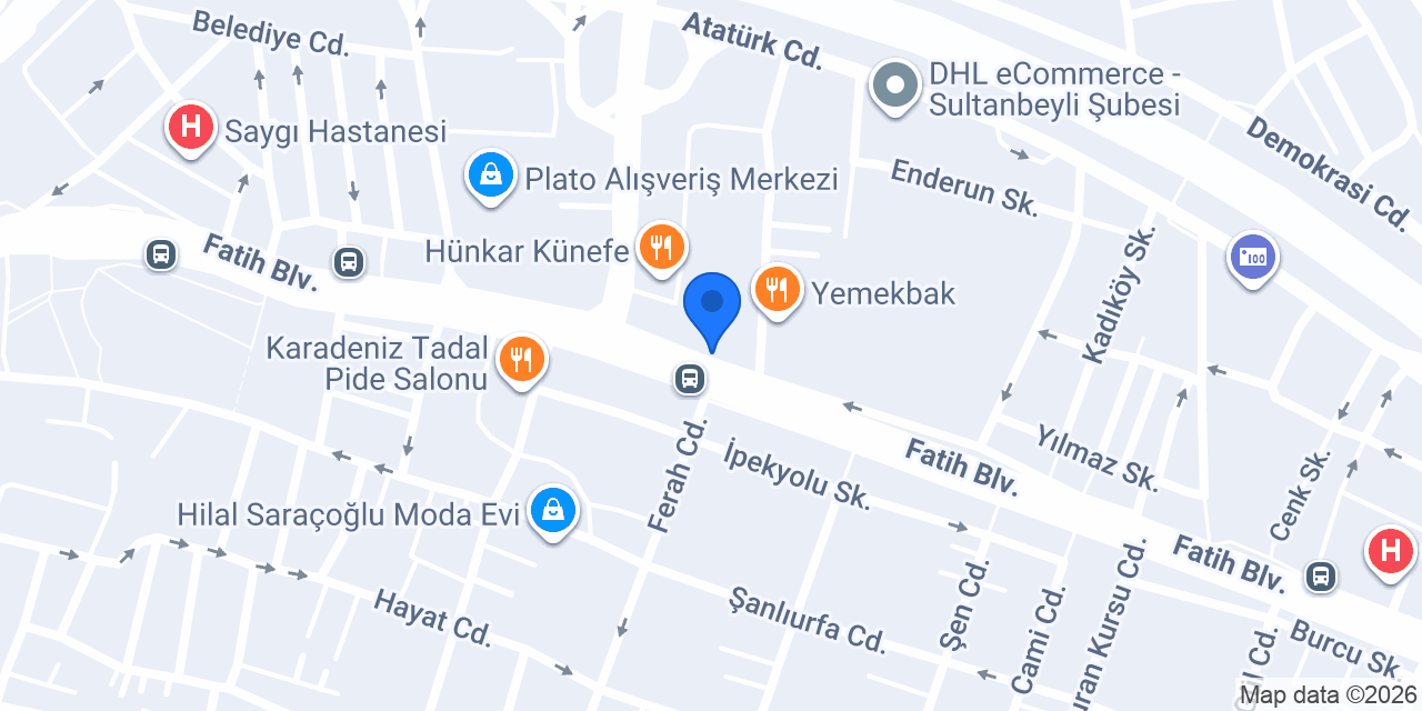 Av. GÜLCAN ERKEK HUKUK BÜROSU konumu