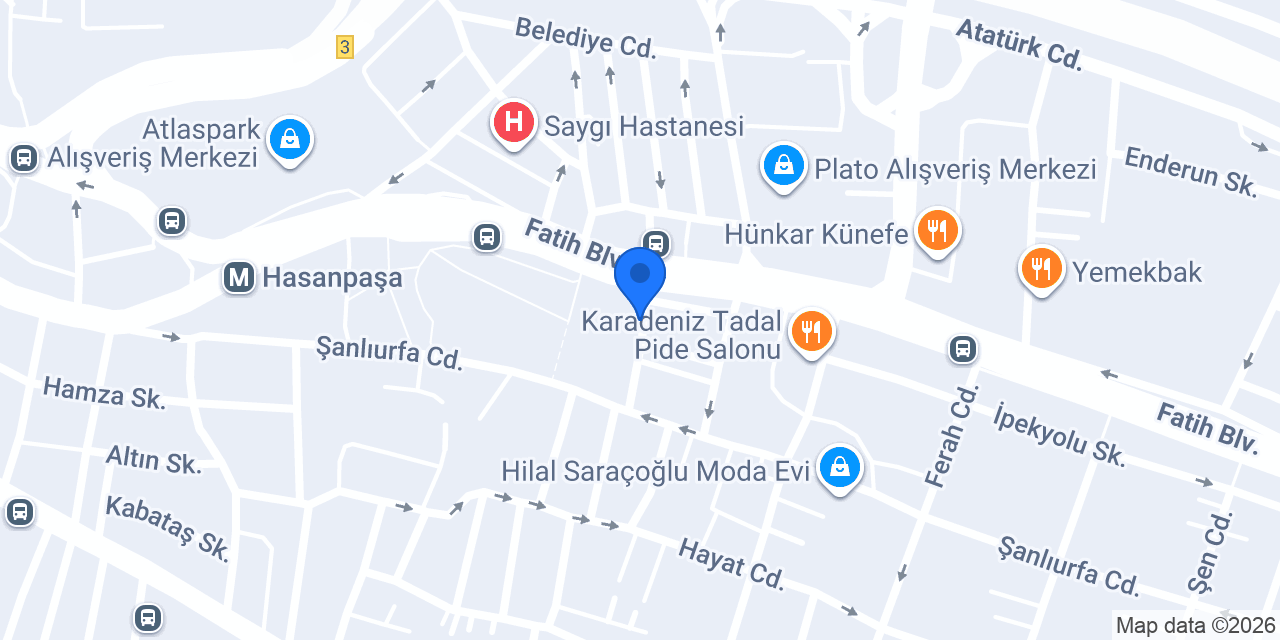 HALI DEPOSU SULTANBEYLİ konumu