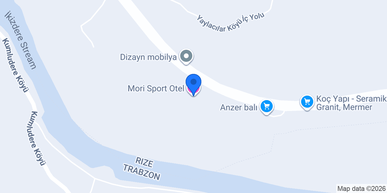 Mori Sport Otel konumu