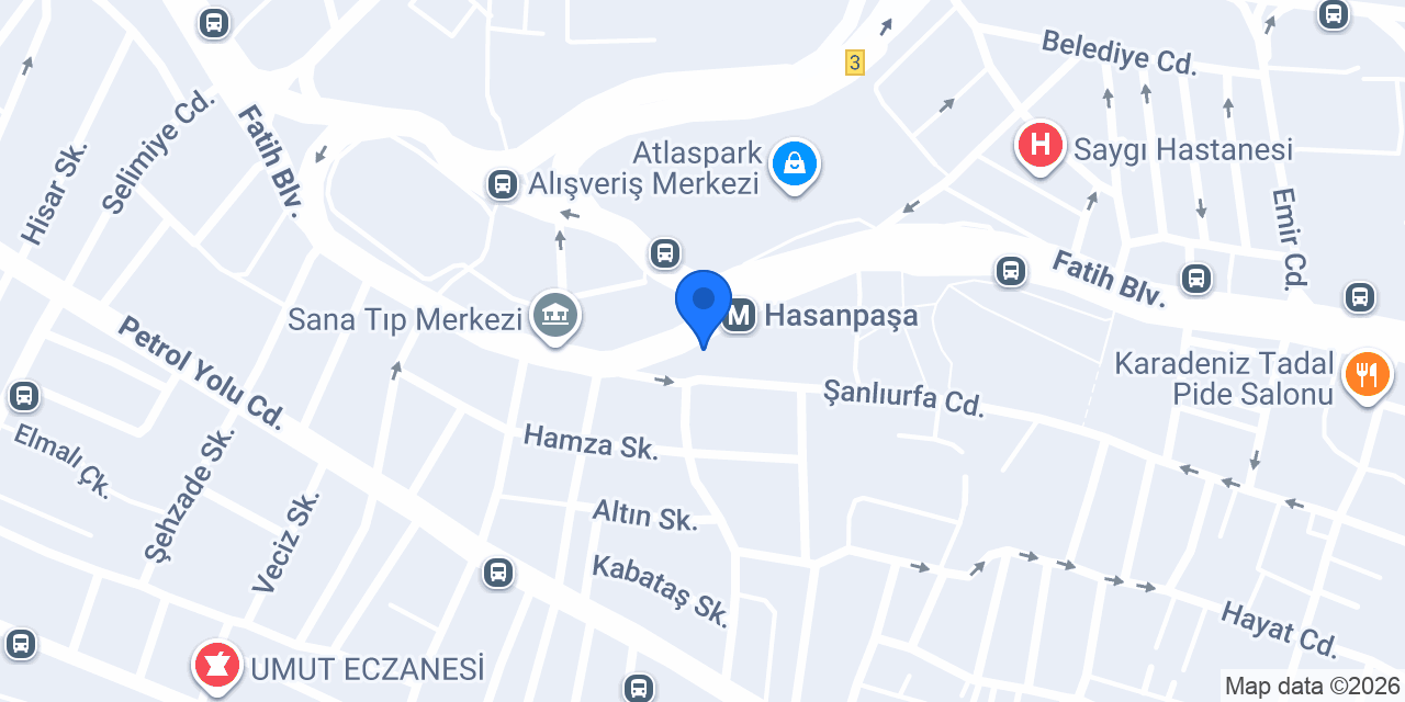 SARIYER ALKAN BÖREK konumu