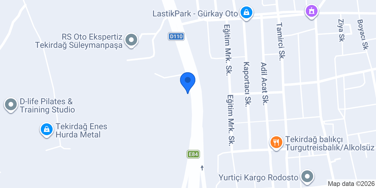Trakya Fidancılık konumu