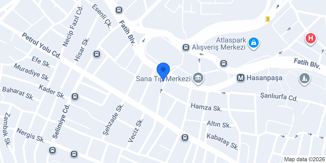 MFM Hukuk Bürosu konumu