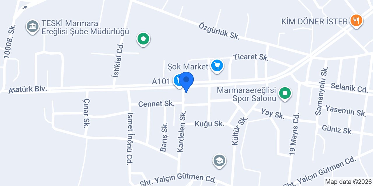 Machıne Gym konumu