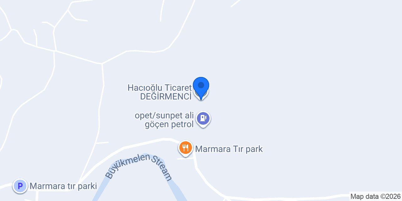Hacıoğlu Ticaret DEĞİRMENCİ konumu