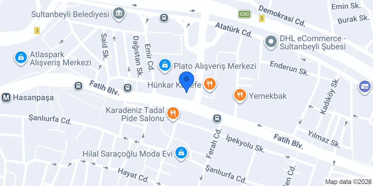 Yeşilçam Pasta Evi konumu