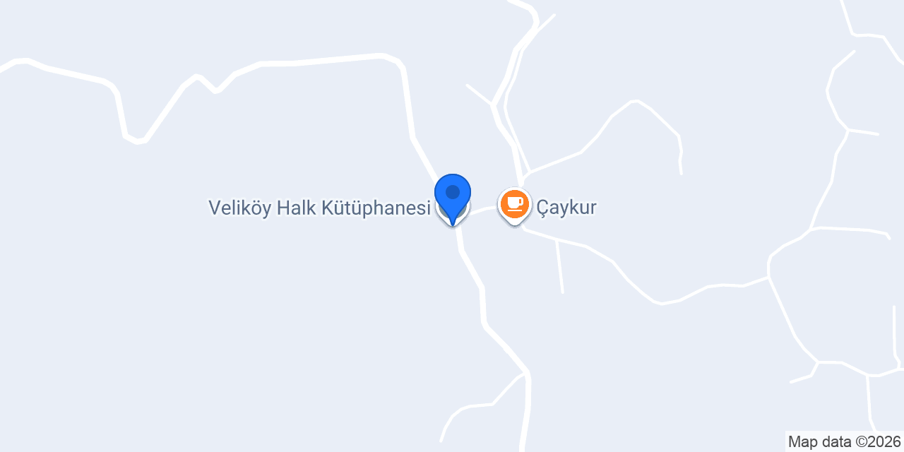 Veliköy Halk Kütüphanesi konumu