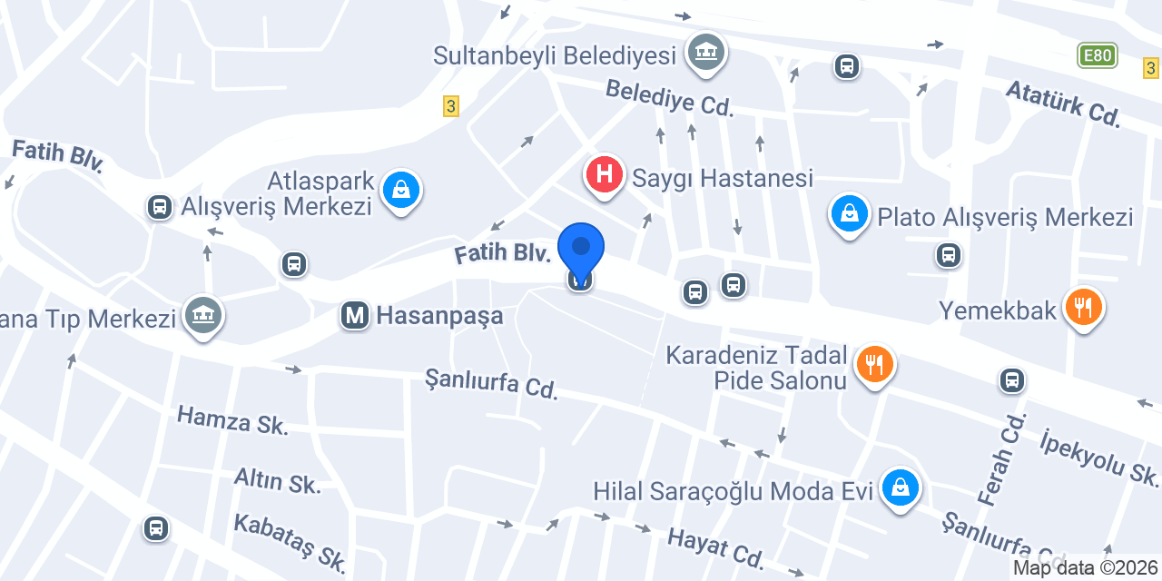 Sultanbeyli Çiçekçilik konumu