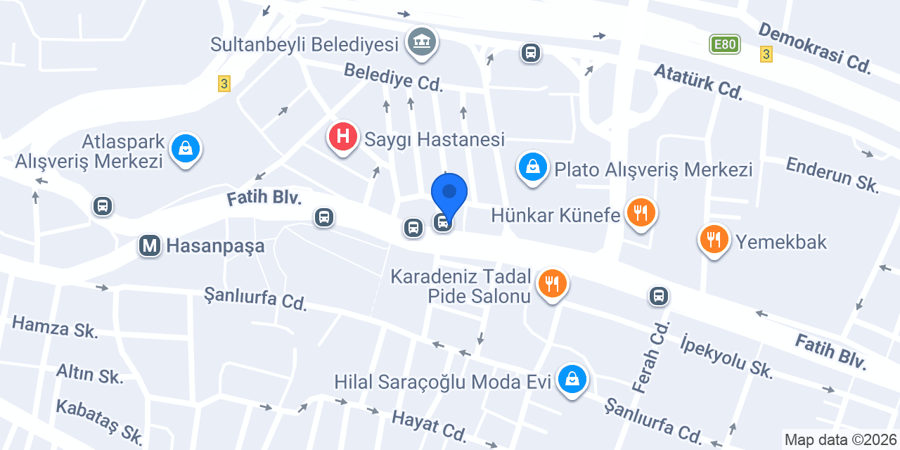 Umut Sürücü Kursu konumu