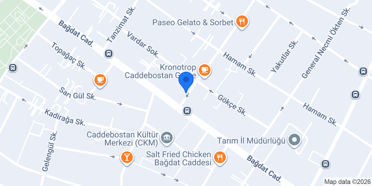 Caddebostan Plus Eczanesi konumu
