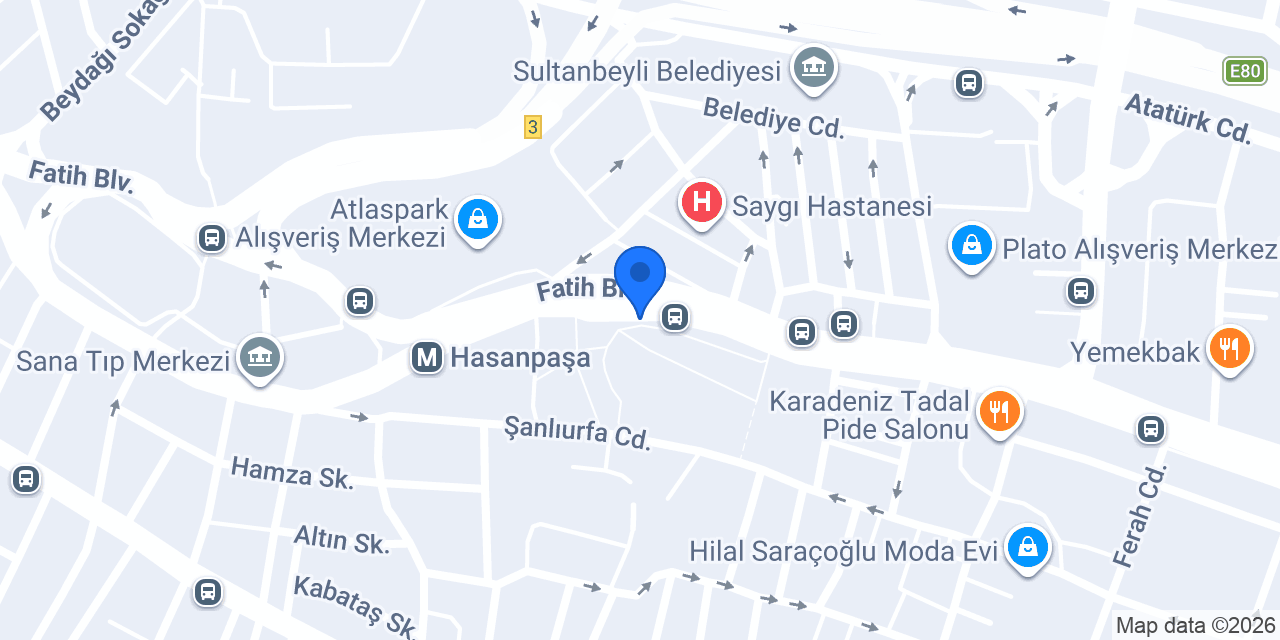 Burger Evim Sultanbeyli konumu