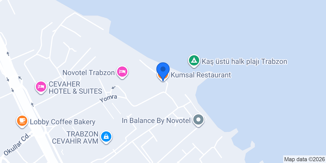Kumsal Restaurant konumu