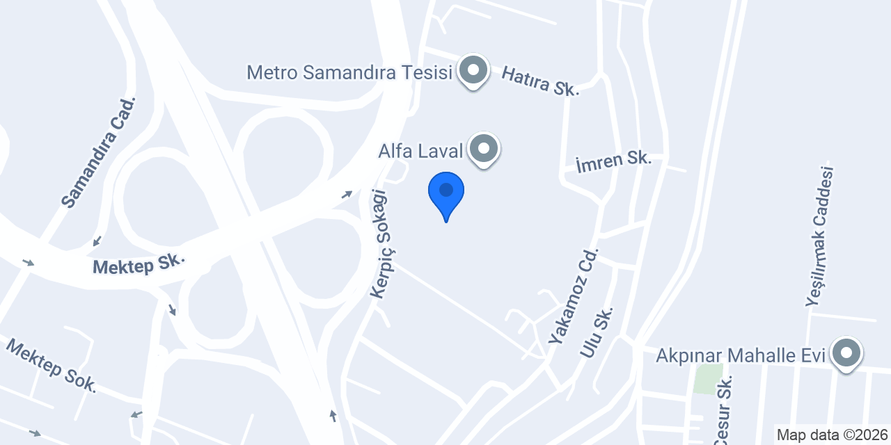 Emeksar Gıda İstanbul konumu