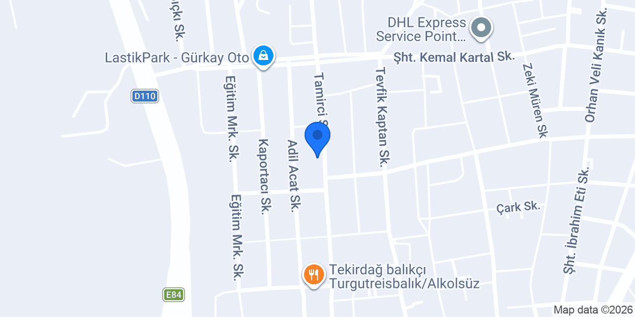 TRAKYA OTO YEDEK PARÇA konumu
