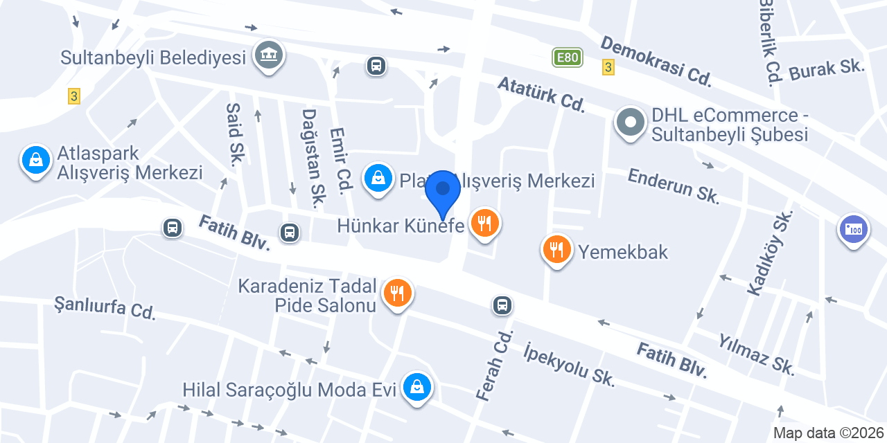 Yapı Kredi - Sultanbeyli Şubesi konumu