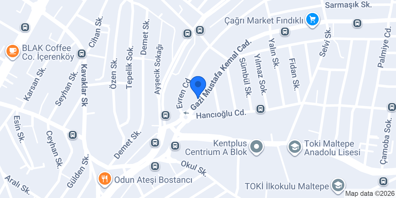 şeker deposu konumu