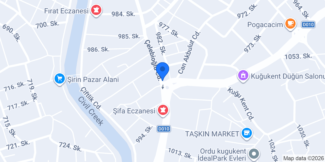 Gonca Ajans Reklam Tabela konumu