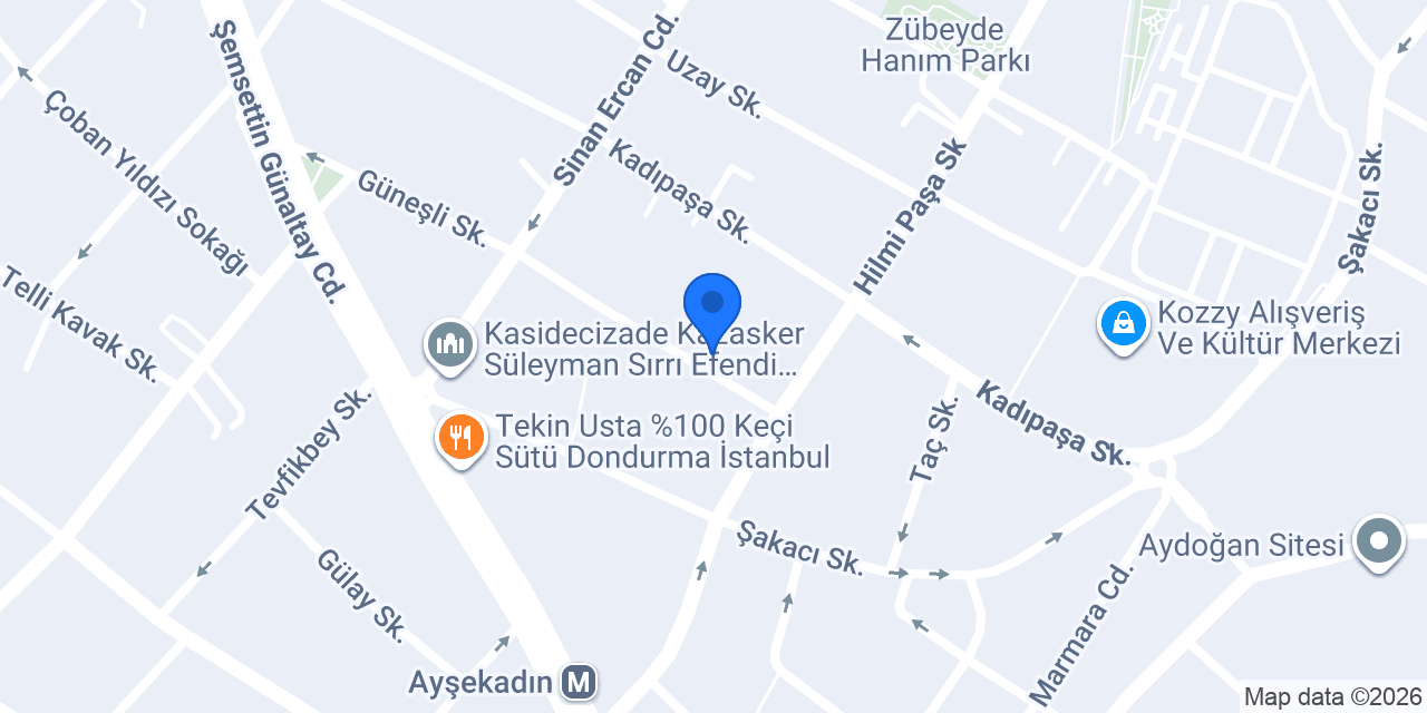 Meoof Veteriner Kliniği konumu