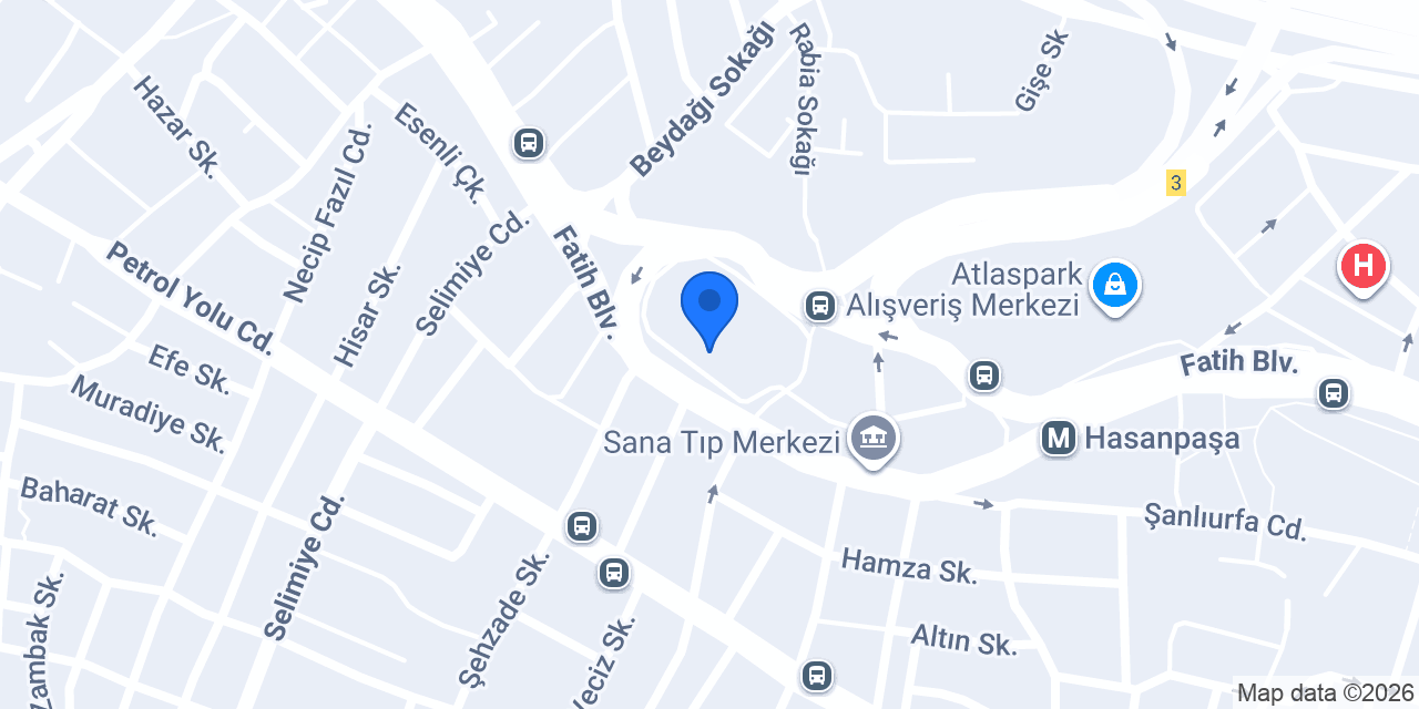 Merkez Hayat Eczanesi konumu
