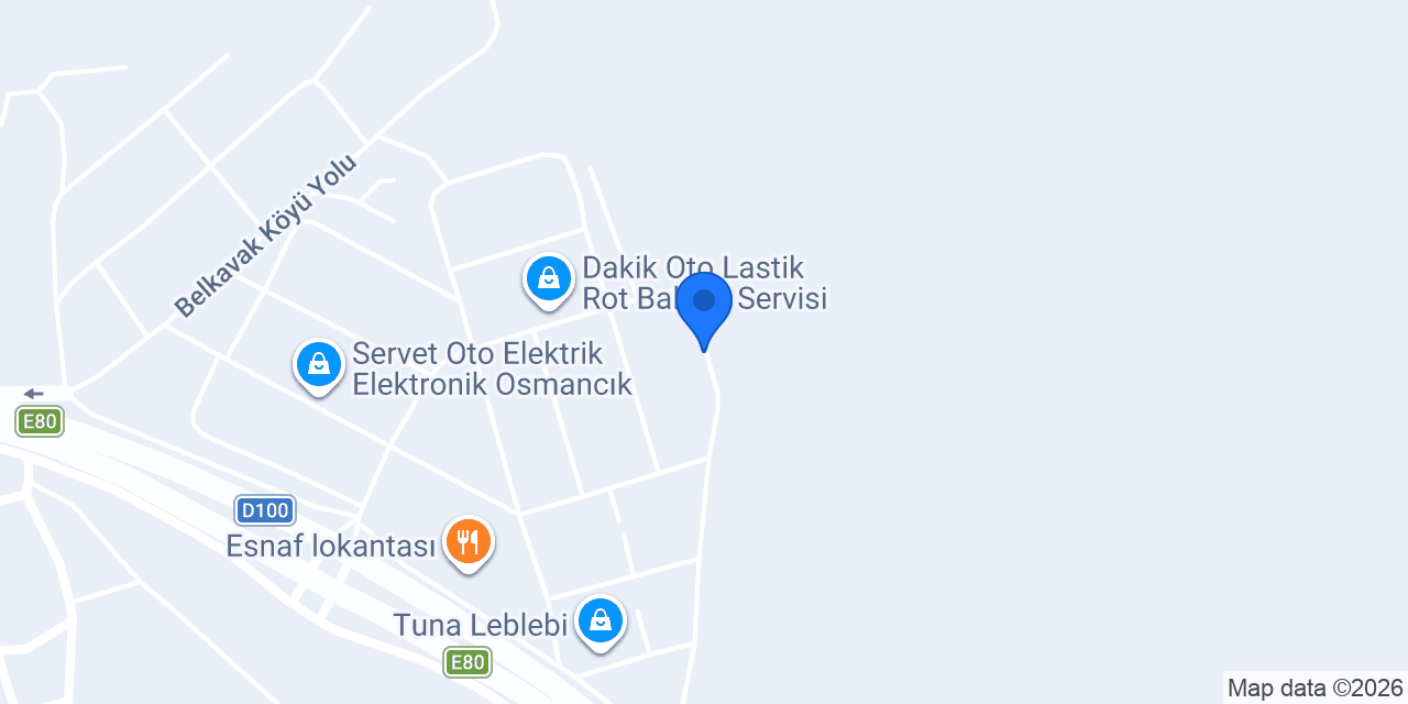 Sağlam oto kurtarma konumu