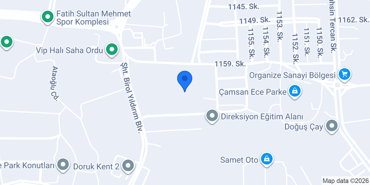 Mesleki Eğitim Merkezi konumu