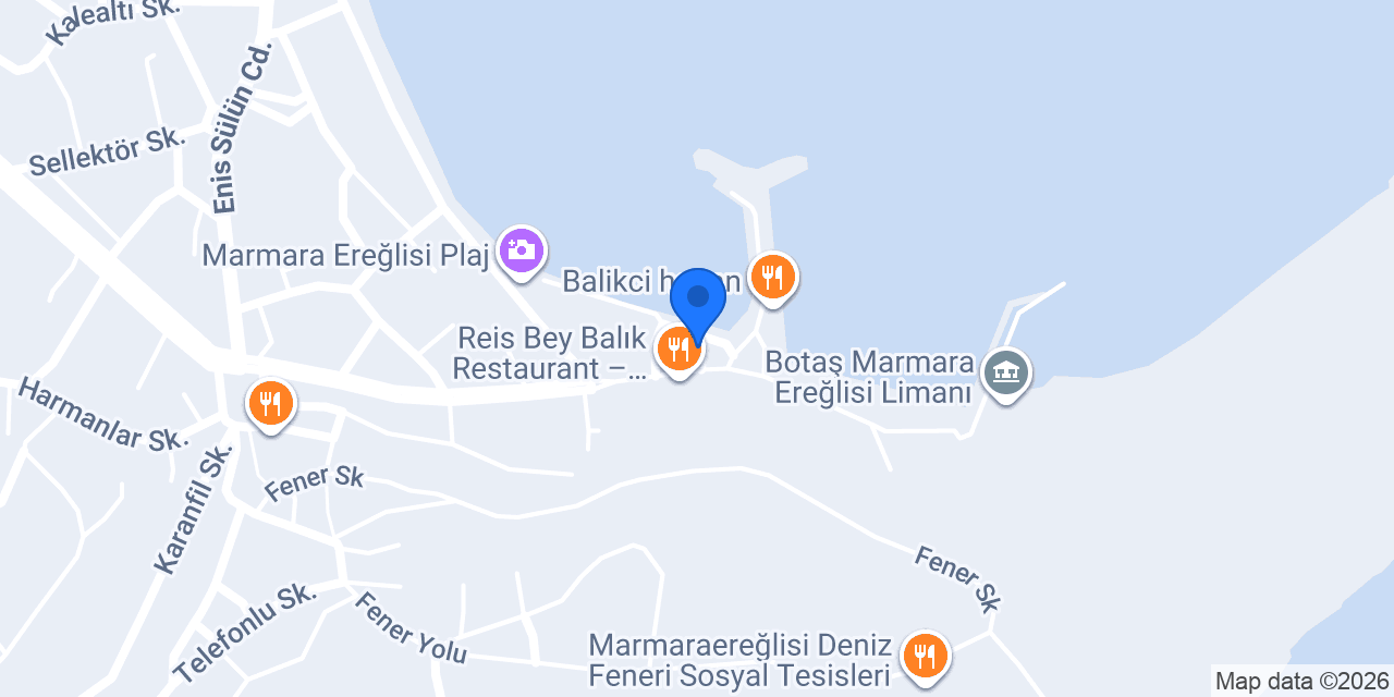 EREĞLİ BALIK EKMEK konumu