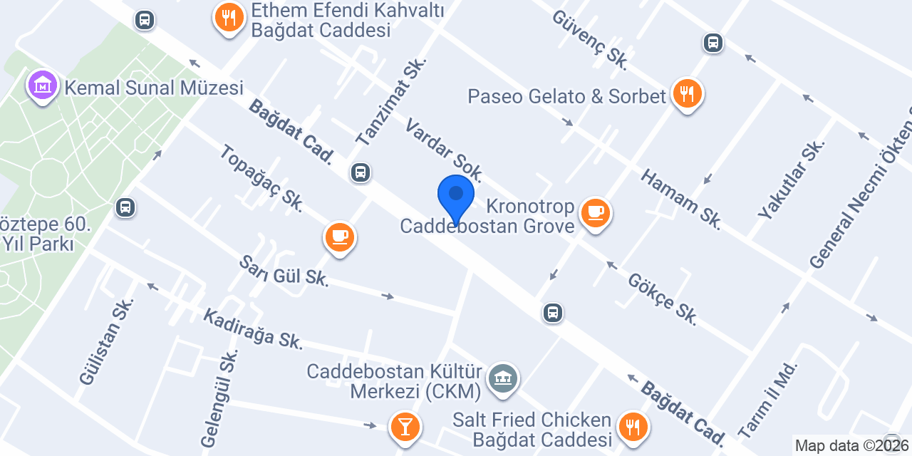 Atölye Eğitim Caddebostan konumu