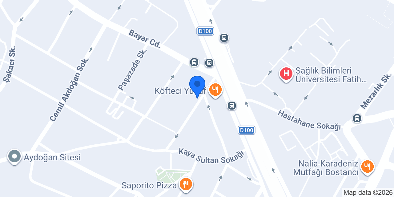 Türker Dekorasyon konumu